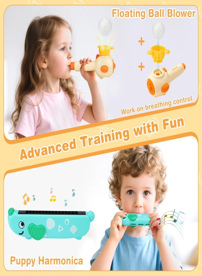 Joyreal 8 in 1 Sensory Toys for Kids with Whistle, Balloon Blower, Floating Blow Pipe Ball - Autism Sensory Product Oral Motor Therapy Tools - Speech Therapy Toys for Toddler 3+ Year Old Boy Girl Gift - Image 4